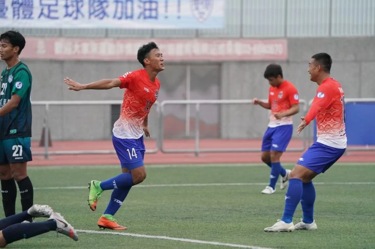 台灣電力陳昭安攻進本季首顆進球。大會提供