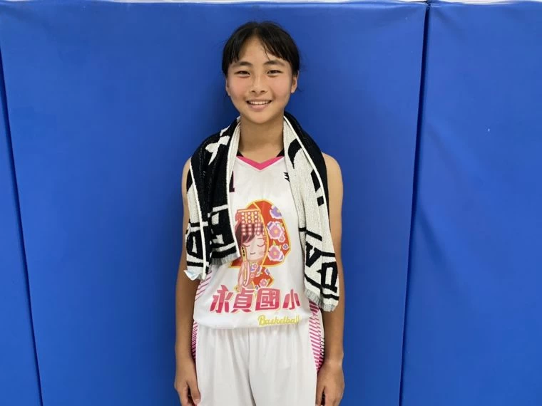 ▲永貞女籃林芷伊。(圖/記者張曜麟攝)