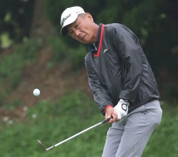 第二回合呂文德73.66以(-5)暫列第一。鍾豐榮攝影