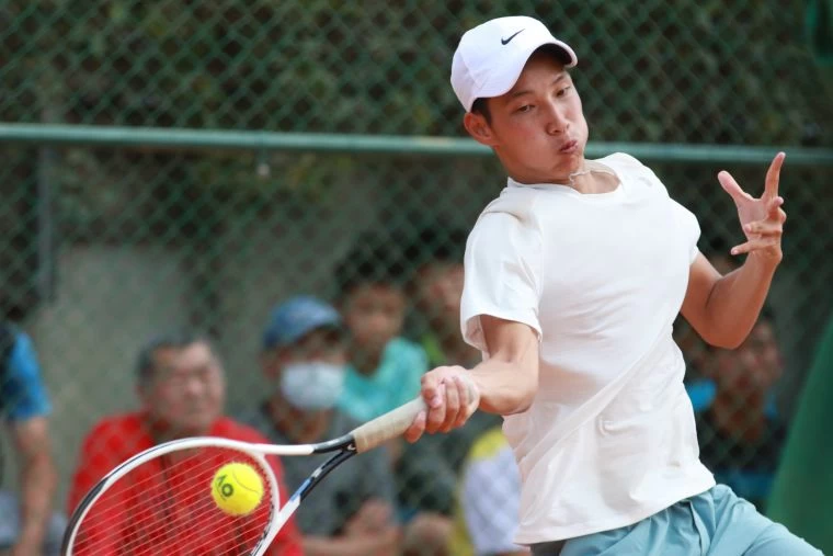 林南勳替新莊高中拿下第一點。善化高中家長會提供
