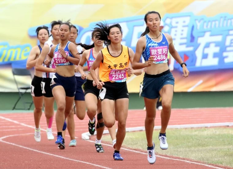全中運高女七項全能金牌得主馬公高中歐旻珩。林嘉欣/攝影。