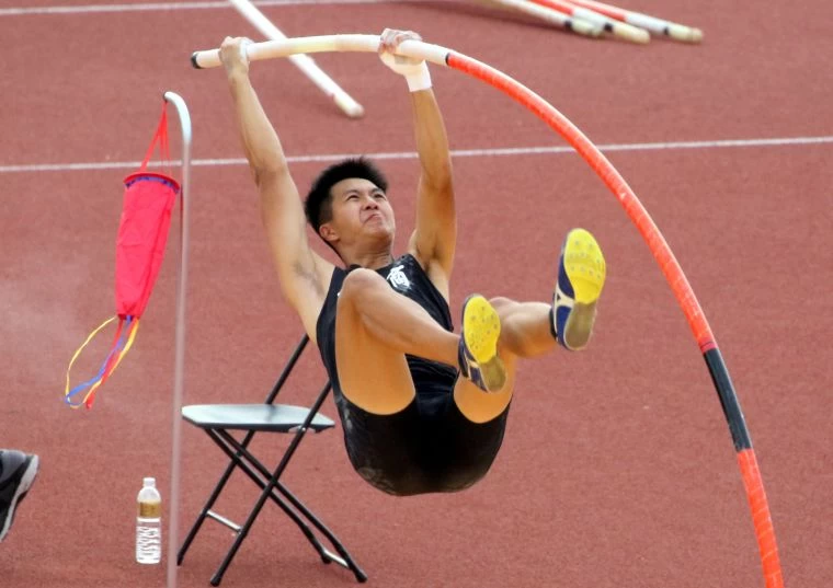 林峻毅5.0打破U18全國紀錄。林嘉欣／攝影。