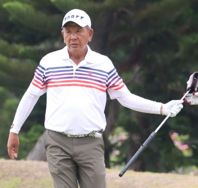 2021ThreeBond南台灣挑戰賽第一回合汪德昌69桿(-3)暫列第三。鍾豐榮攝影
