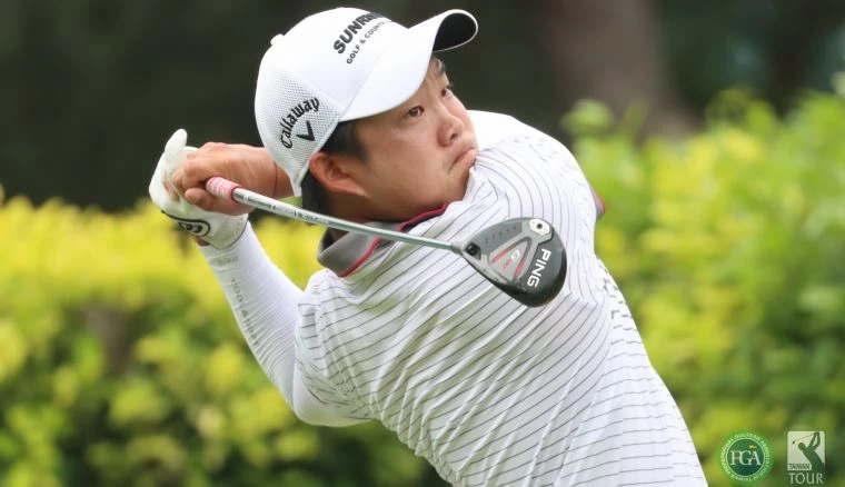 第三回合李玠柏三天成績以(-7)暫列第一。鍾豐榮攝影