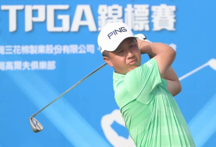 第一回合宋孟璋69桿(-3)暫並列第三。鍾豐榮攝影