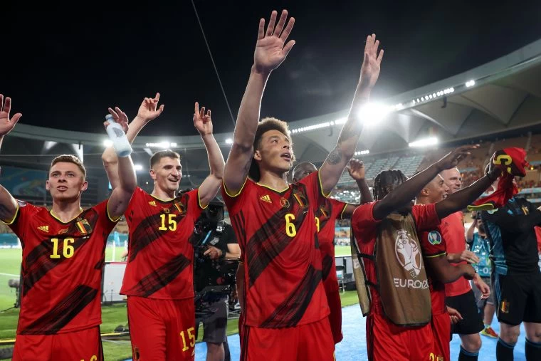 比利時用團隊防守守住勝利。摘自官方推特