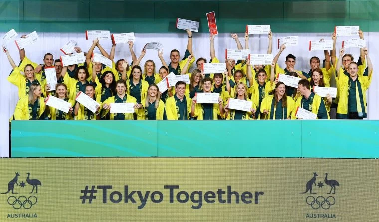 澳洲東奧代表團正式成立。摘自澳洲奧會