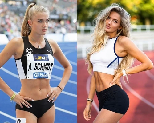 「全球最性感運動選手」的德國22歲「田徑甜心」施密特(Alica Schmidt)仍是最吸睛的選手。摘自施密特IG