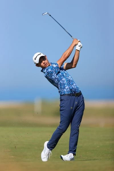 科林·森川(Collin Morikawa)首次出戰The Open公開賽便封王。R&A/Getty Images 提供