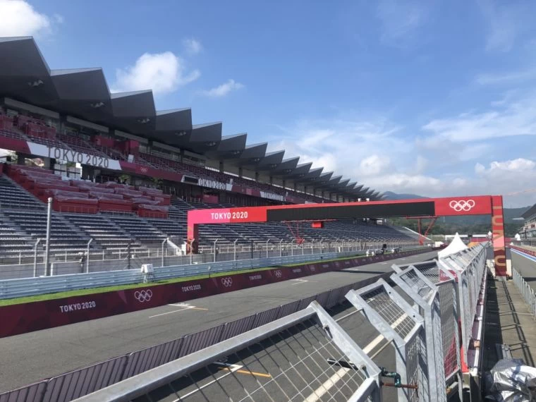 終點位於富士國際賽車場內。劉金峯提供