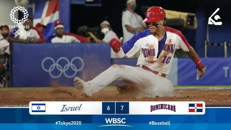 多明尼加上演逆轉勝，以7-6擊敗以色列。摘自WBSC推特
