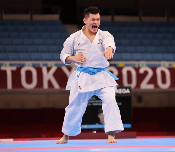 王翌達可惜只獲分組第五無緣晉級。李天助攝
