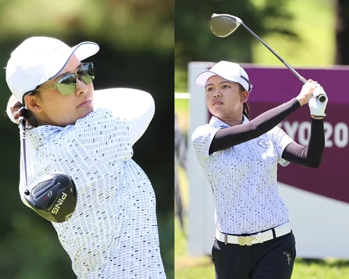 台將徐薇凌淩(右)、李旻同樣打出138桿。李天助攝
