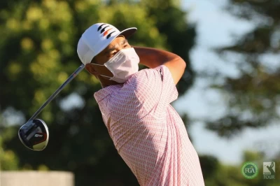 劉澤森首回合69桿(-3),暫並列第二。葉勇宏攝