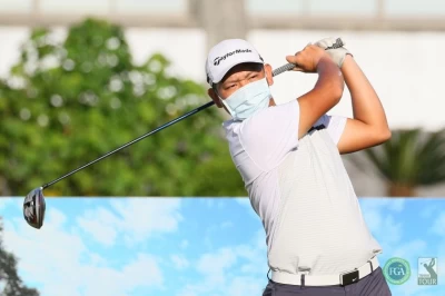 林張恆首回合69桿(-3),暫並列第二。葉勇宏攝