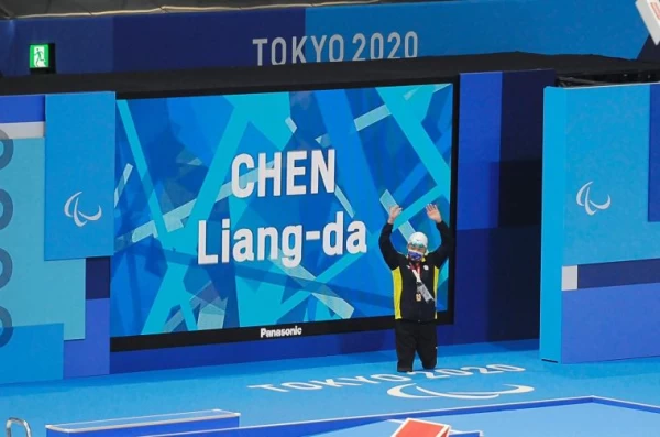 台將陳亮達游進帕運決賽。體育署提供