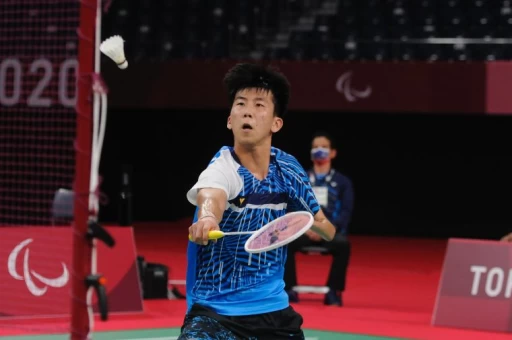 方振宇出賽男子單打SU5級小組賽首戰。體育署提供