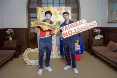 東奧選手周天成。總統府提供