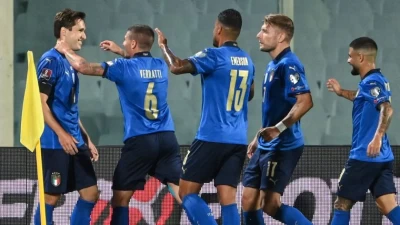 基耶薩(F.Chiesa，左1)為義大利射進唯一1球。摘自FIFA推特
