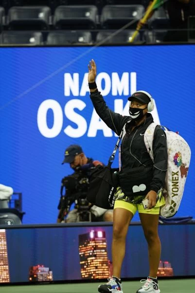 大坂直美大滿貫連勝紀錄被中止。摘自美網推特