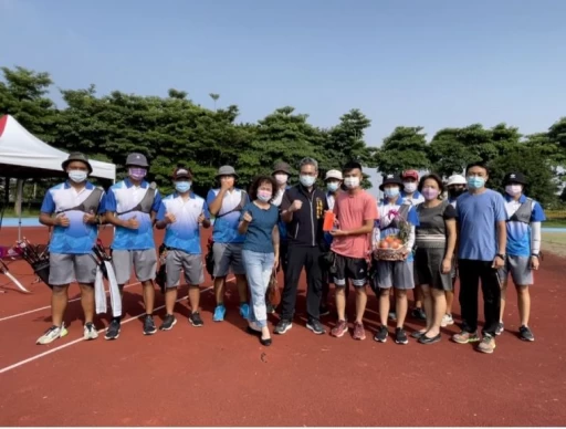 台中市射箭隊。台中市運動局提供