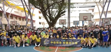 中信特攻首場校園活動前進安坑國小。官方提供