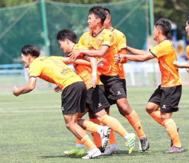 台中男足幾乎清一色來自惠文高中。李天助攝