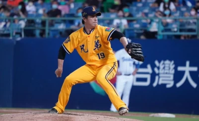 中信兄弟鄭凱文單月防禦率1.29是本土先發投手最佳。資料照片