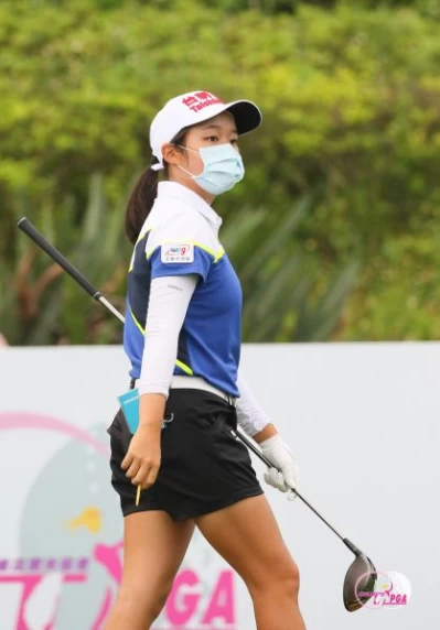吳佳晏以兩回合總桿低於標準桿8桿的136桿,單獨領先。TLPGA提供/葉勇宏攝影