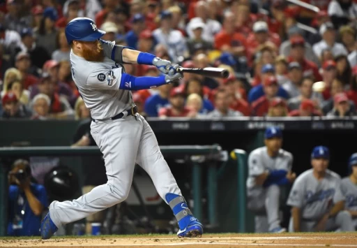 道奇當家三壘重砲透納（Justin Turner）因頸部傷勢高掛免戰牌。法新社