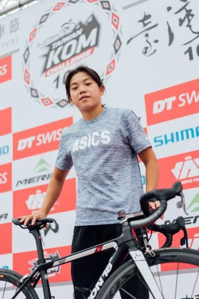 張綺文剛拿下全運鐵人金牌。中華民國自行車騎士協會提供
