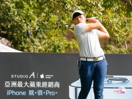 李欣首回合擊出70桿(-2),暫並列第三。TLPGA提供/葉勇宏攝影