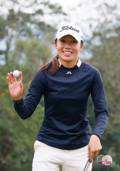 戴嘉汶以兩回合總桿低於標準桿3桿的141桿,暫居第三。TLPGA提供/葉勇宏攝影