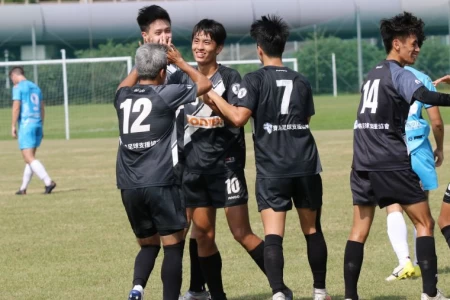 16歲黃偉傑今日再度於乙級戴帽。ACA提供