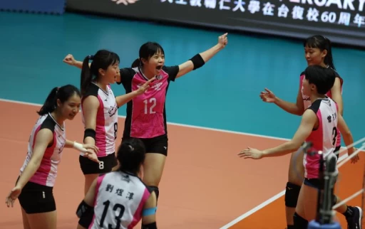 台電再拿下一勝。中華民國排球協會提供