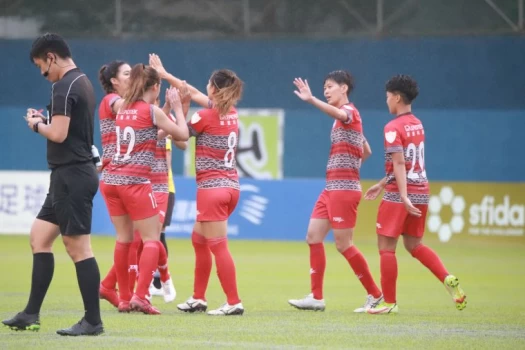 木蘭復賽,花蓮女足拿下新賽季第3勝。花蓮女足提供