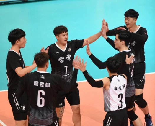 屏東台電開季五連勝。中華民國排球協會提供