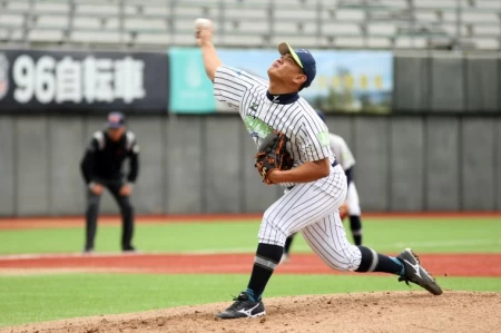 臺北興富發先發投手張健耀投6.1局無失分,在生日奪勝投。大會提供