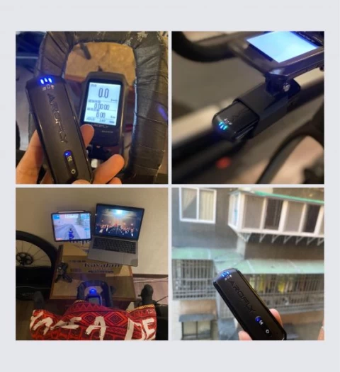 張嘉家在亞洲盃結束回台隔離時自製陽春的訓練台。官方提供
