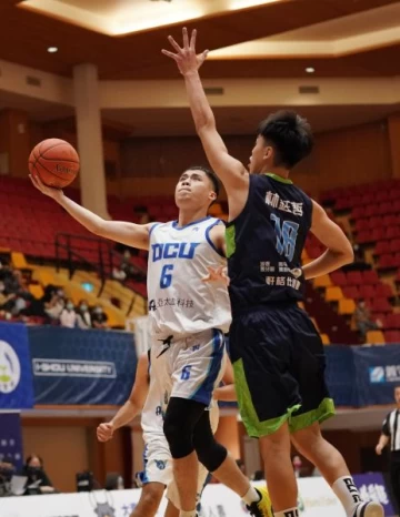 僑光科大鄭丞堯9分5籃板。大會提供