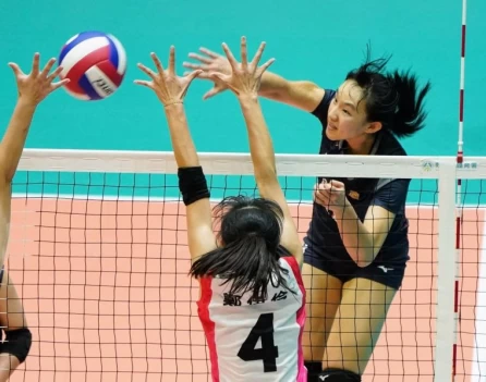 中國人纖上半季終於拿到第一勝。中華民國排球協會提供