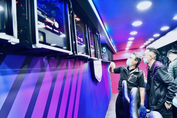 運動局長李昱叡宣告2022台中邁向行動電競跨域新時代。台中運動局提供