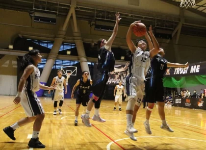 UBA110學年度全國大專籃球聯賽公開女子組第二級預賽,首次於屏東國民運動中心舉行。美和科大提供