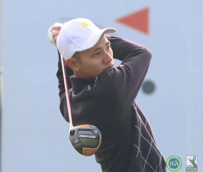 業餘選手唯一晉級許育誠。鍾豐榮攝影