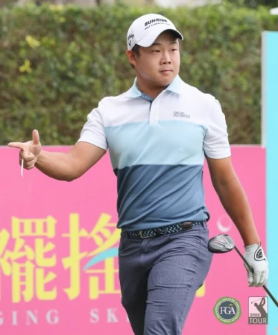 李玠柏以兩回合總桿低於標準桿9桿的135桿,暫並列第二。TPGA提供_葉勇宏攝影