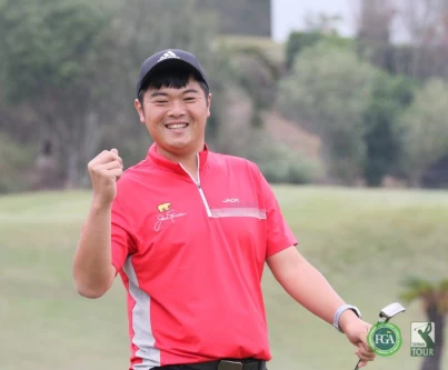 賴韋綸以兩回合總桿低於標準桿7桿的137桿,暫排第五。TPGA提供_葉勇宏攝影
