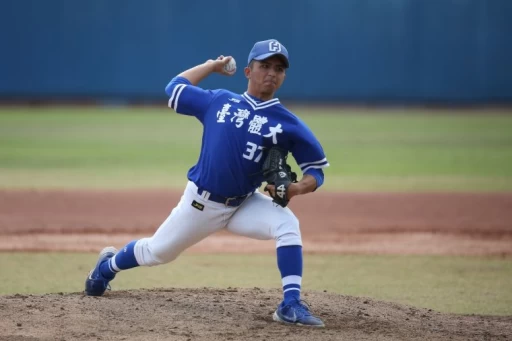 黃紹睿生涯首場完封勝。大專體總提供