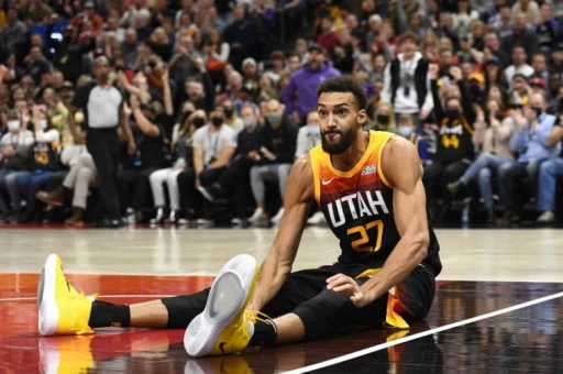 曾是NBA第1名新冠患者的戈貝爾再次確診！（法新社資料照）