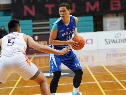 中原大學李錡15分7籃板。大會提供