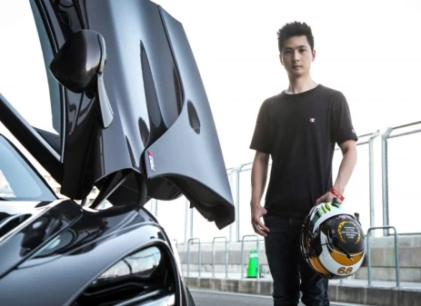 台灣賽車手陳意凡。Drive DOPE提供